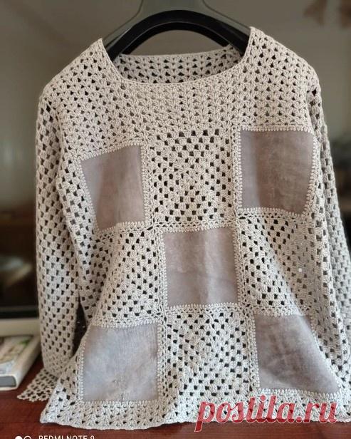 Неожиданно и красиво - идеи и бесплатные схемы квадратных мотивов крючком в одном месте! | Вязалки Веселого Хомяка | Дзен