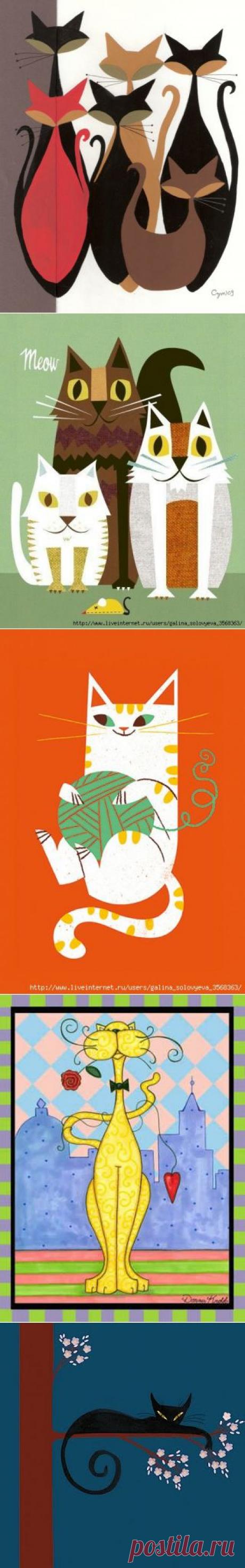 Кошки - милые созданья, грациозны и легки!