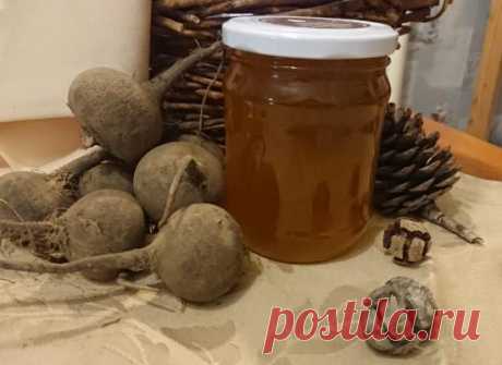 Сироп из черной редьки с медом. Вкусное действенное средство при кашле и бронхите.