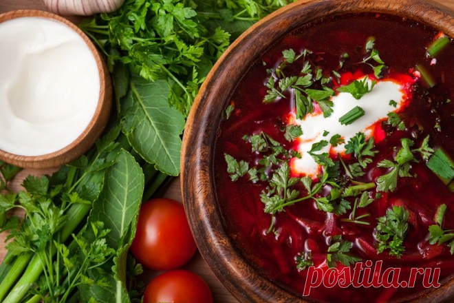 Кубанский борщ - очень вкусный, витаминный, с хрустящей капусточкой и болгарским перцем - Сабрина