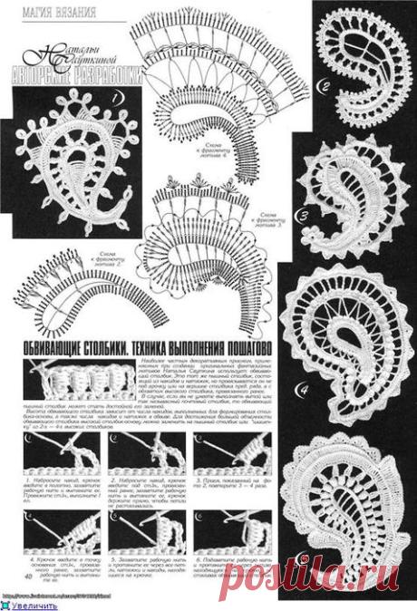 Tejer Bien: Crochet Irlandés [Irish crochet]