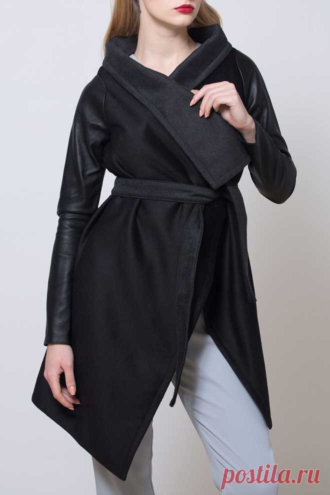 Купить Плащ из кашемира SUSSEX 3186 ЧЕРНЫЙ со скидкой в интернет-магазине kupivip.ru - распродажа