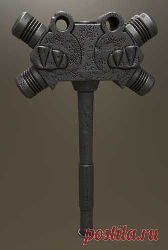 3D Printed Thor Ragnarok Hulk's Hammer by killonious | Pinshape