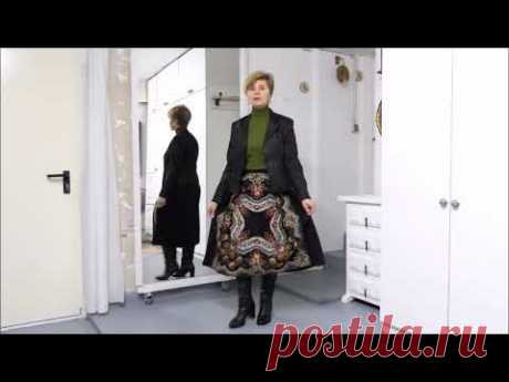 Одежда из Павловопосадских платков🥻Часть 2👗Гардероб своими руками🌺Примерка🍀Werbevideo