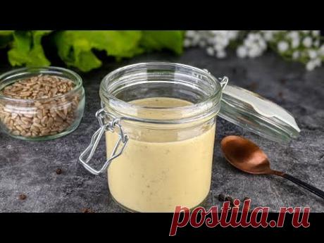 Sauce vinaigrette onctueuse aux graines de tournesol ! / Recette santé - YouTube