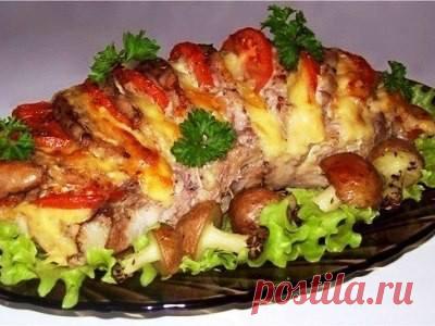 Делюсь! Красивая идея для праздников - мясо, зепеченное 