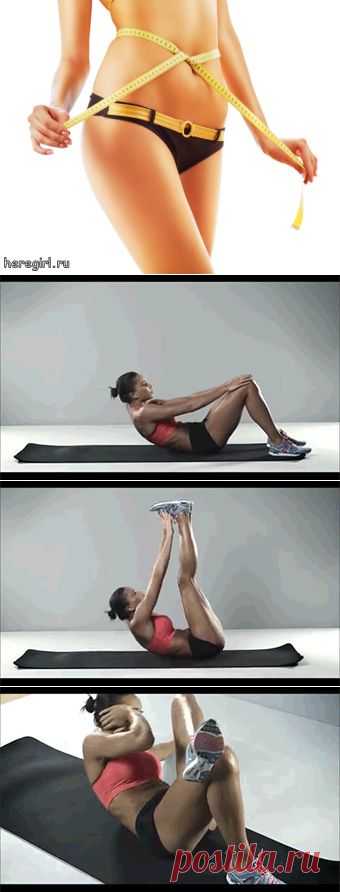 Прекрасный комплекс гиф-упражнений на пресс, сохраняйте себе и занимайтесь!.