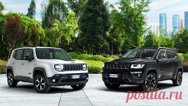 Гибриды Jeep Renegade 4xe и Compass 4xe характеристики, фото
