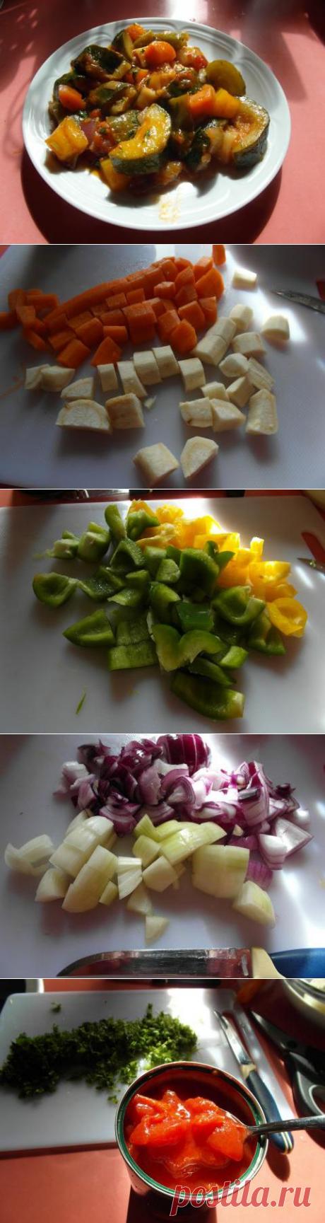 Цуккини с овощами за полчаса | 4vkusa.ru