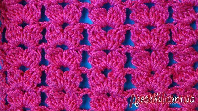 Ажурные колоски крючком. Видеоурок