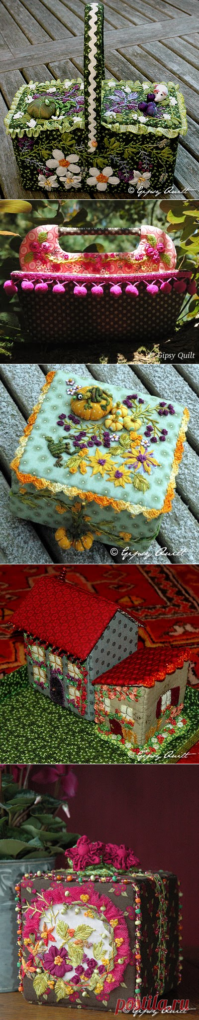 Крейзи квилт и не только.Много идей.