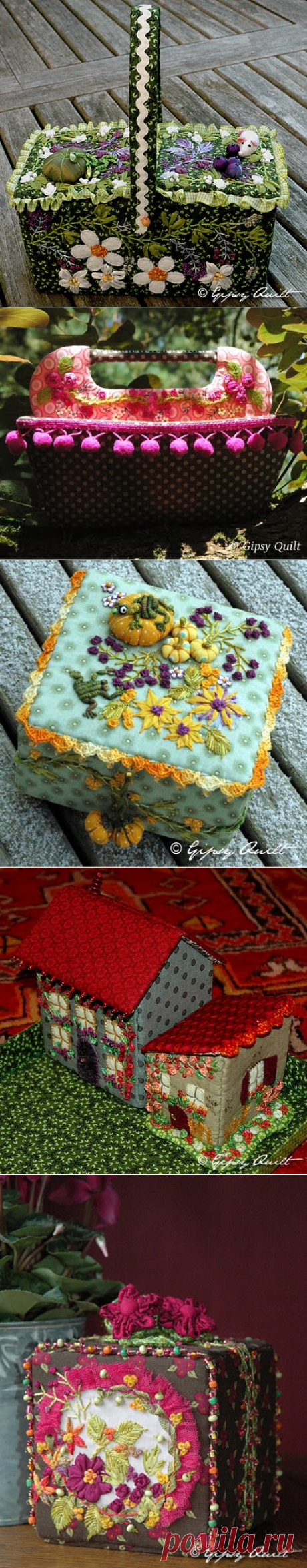 Крейзи квилт и не только.Много идей.