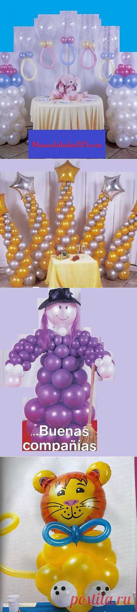 Воздушные шары в интерьере детского праздника. Мастер-классы.