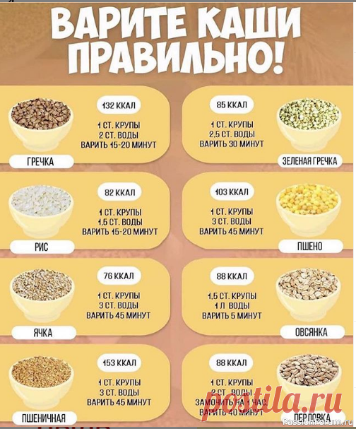 Шпаргалка кулинара