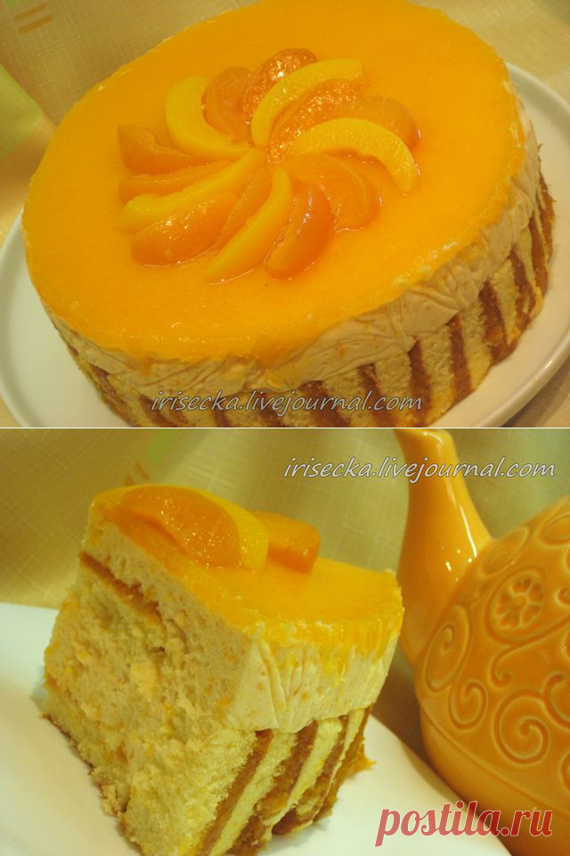 Irišečka - кулинарный блокнот - Абрикосовый торт-суфле