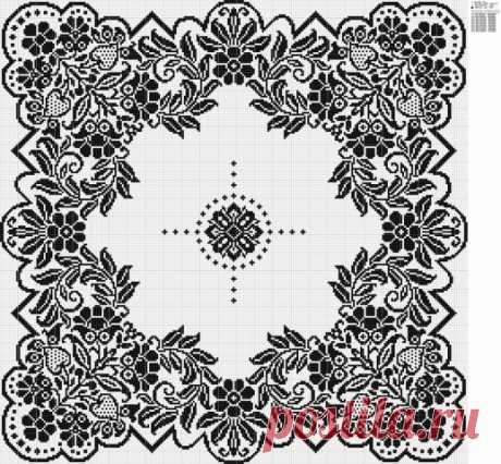 Филейное вязание. Схемы. / Вязание крючком / Женская одежда крючком. Схемы и описание
