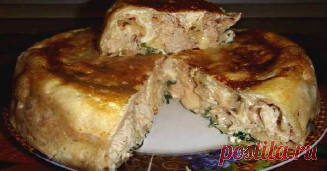Самая сытная и вкусная выпечка с курицей. Готовится быстро как никогда! Вкусный и сытный ужин гарантирован!