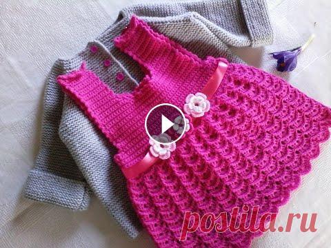 детское платье вязаное крючком детское платье вязаное крючком...