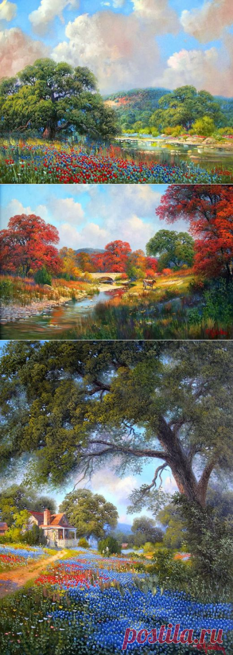 РАЗНОЦВЕТЬЕ. ХУДОЖНИК KAY WALTON