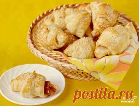 Круассаны с сыром и ветчиной - пошаговый кулинарный рецепт на Повар.ру