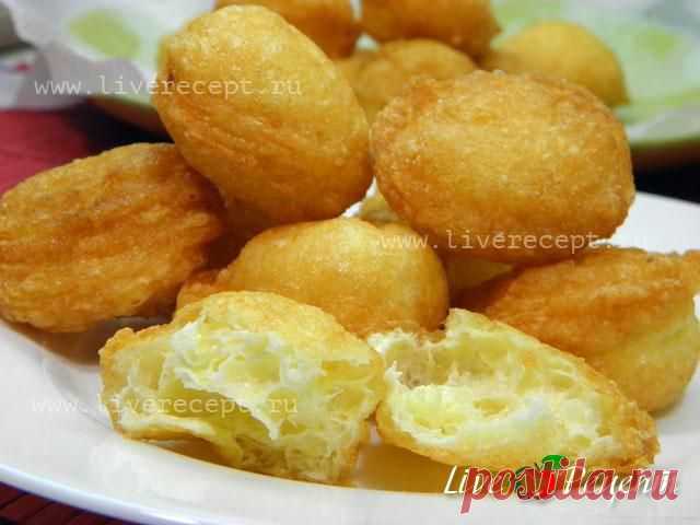 Сырные пончики-меренги | LiveRecept.ru