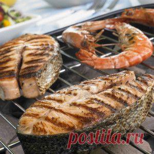 Форель на гриле