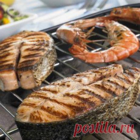 Форель на гриле