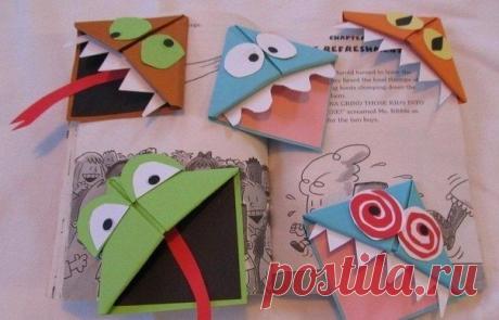 Забавные закладки для книг