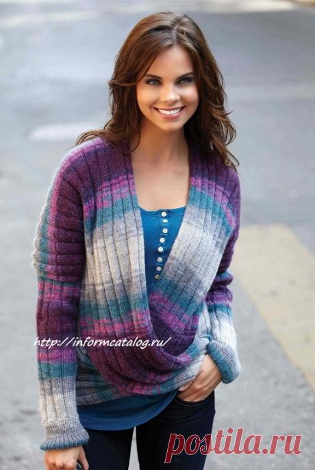 Красивый Пуловер Спицами | Ниточка