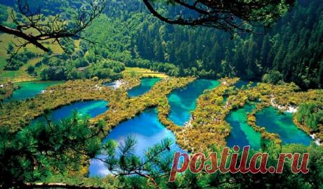 Цзючжайгоу, ущелье девяти селений, Китай - Поиск в Google