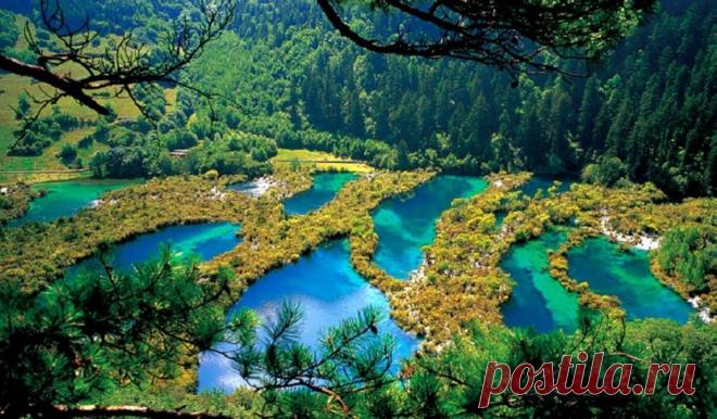 Цзючжайгоу, ущелье девяти селений, Китай - Поиск в Google