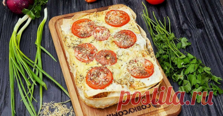 Пирог из лаваша в духовке