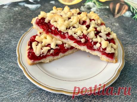 Диетический песочный пирог с вишней - освежающее удовольствие худеющих | ХУДЕЕМ ВКУСНО! | Дзен