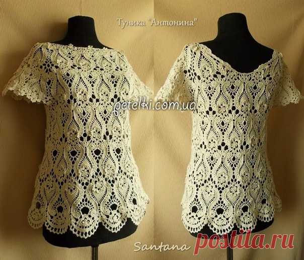 Роскошный узор крючком для кофточки или юбки

Источник: http://petelki.com.ua/2284-roskoshnyy-uzor-kryuchkom... 

Модельки связаны на самом деле - машинное кружево. Но, конечно же, мастерицы не могли пройти мимо такой красоты и не воплотить этот узор в схемах вязания крючком. Смотрите схемы и пользуйтесь на здоровье!
