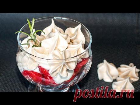 Лучше любого мороженого и торта!!! Английский десерт с Безе Eton Mess. Ирина Кукинг - YouTube