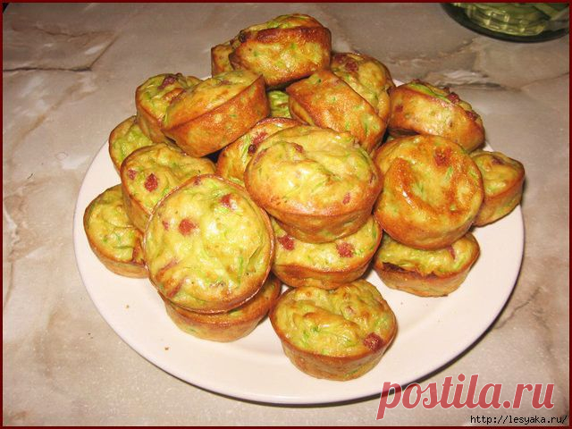 Нежнейшие кабачковые кексики