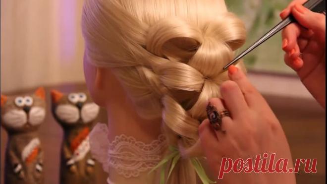 Причёска на резинках - Лилии