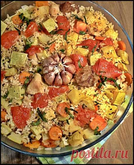Кабачки с курицей по - Египетски. - стр. 1 - Кулинарные рецепты