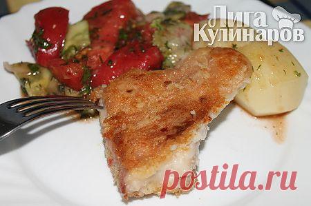 Морской окунь в чесночном маринаде