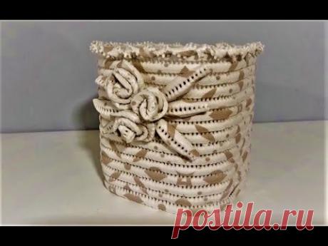 из 5 литровой ПЛАСТИКОВОЙ  бутыли  сделала уникальную вещь- какой не найти нигде!