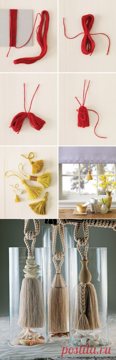 Делаем кисточки