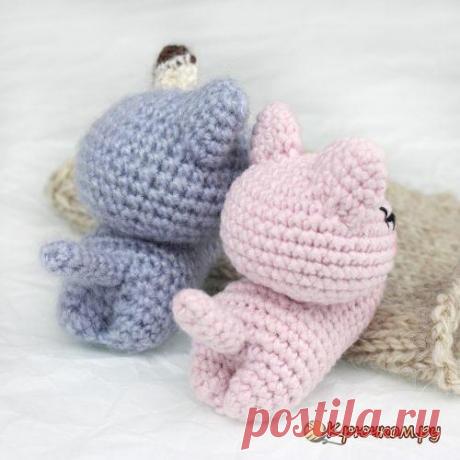 Игрушка кот Сэмми крючком (фото мастер-класс)