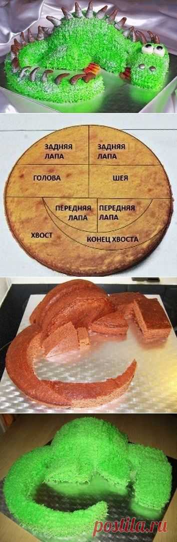 Торт-дракошка! =) | Готовим вместе