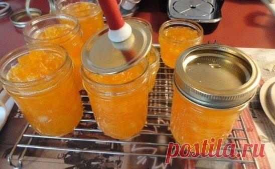 Тыквенное повидло с курагой
Приверженцы здорового питания считают повидло бесполезной пищей, только увеличивающей массу тела, ведь фрукты проходят длительную термическую обработку, при которой теряются все полезные вещества. Но любители этого лакомства не обращают внимание на такие мелочи, и с удовольствием его готовят на зиму впрок, чтобы потом побаловать близких вкусными пирожками с повидлом или просто поесть с чаем. Предлагаем рецепт тыквенного повидла с курагой, ведь самое вкусное и густое