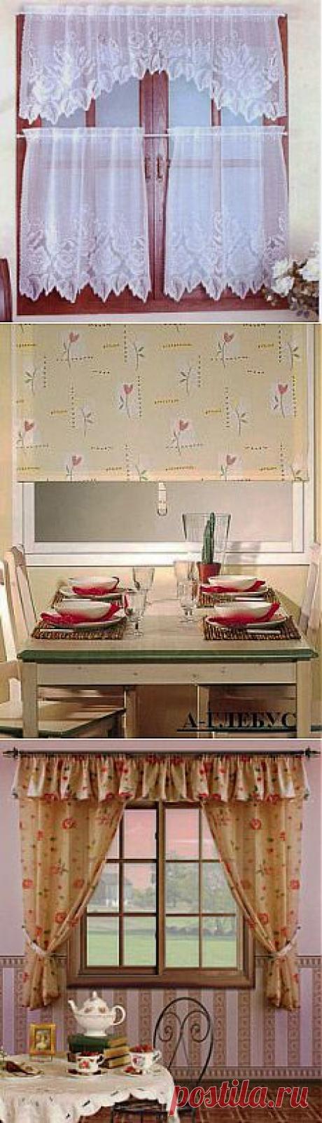 Шторы для кухни: фотогалерея.