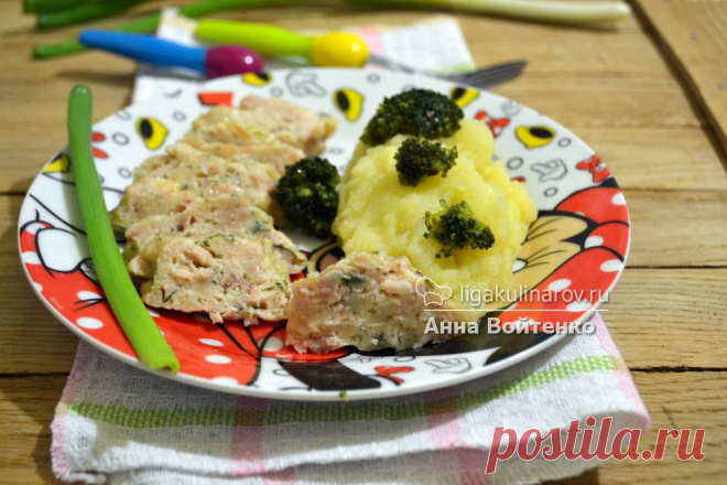 Паровые котлеты из индейки рецепт пошаговый Лиги Кулинаров. Рецепт паровых котлет из индейки, рецепты Лиги Кулинаров.