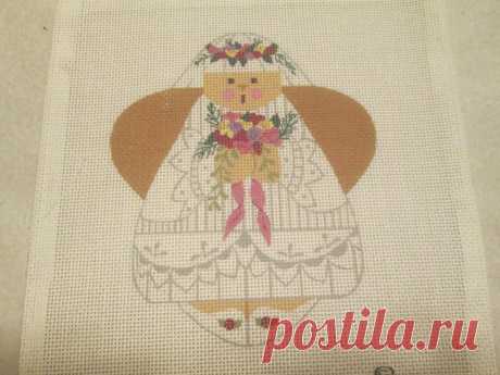 Wedding Angel-Igc-Needlepoint Canvas • $9.39 WEDDING ANGEL-IGC-NEEDLEPOINT CANVAS - $9.39. Wedding Angel needlepoint canvas by IGC. 18 mesh. Image size 4 1/2" x 5 1/3". Mint condition and from a smoke free environment. retail price $50 US SALES ONLY. PAYPAL ONLY. PAYMENT IS EXPECTED WITHIN 48 HOURS. 392267430498