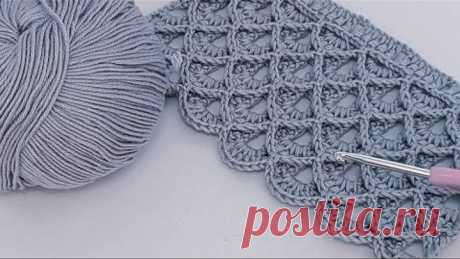 You will never get bored with this crochet pattern. How to crochet for beginners