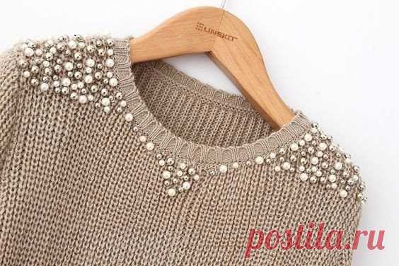 ​Идеи декорирования одежды бусинами