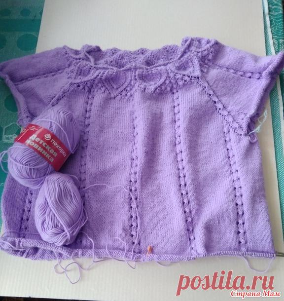 Моя кофточка в конкурсе 